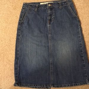 Gap denim skirt
