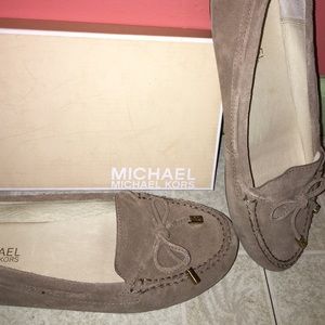 Michael Kors Suede Daisy Moc