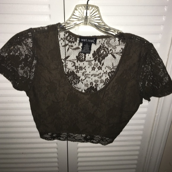 Lace crop top