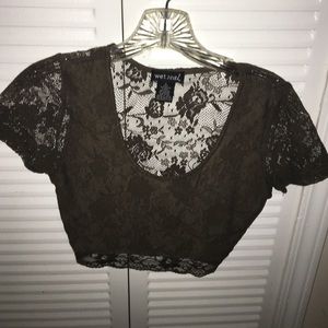 Lace crop top
