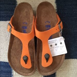 Brand new gizeh Birkenstock EU 38/US7-8. Leather