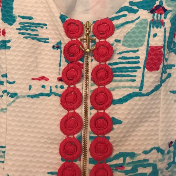 Rare Lilly Pulitzer Watch Out shift dress - Picture 3 of 4