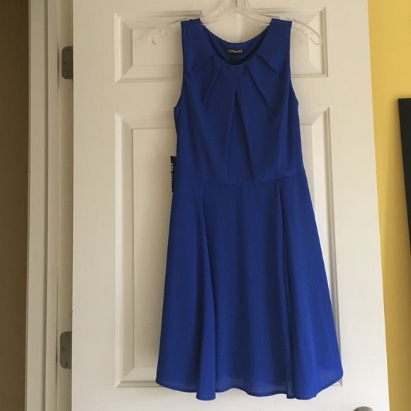 Royal Blue Dress - Express