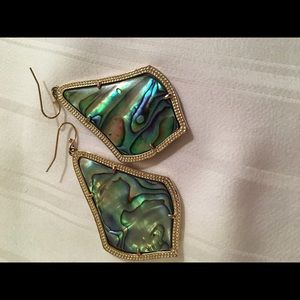 Alex earrings abalone gold Kendra Scott