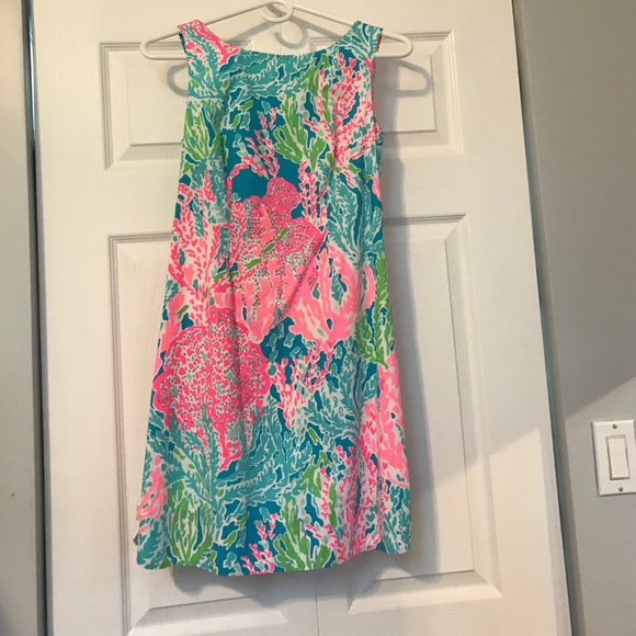 Lilly pulitzer shift dress in Neon Coral