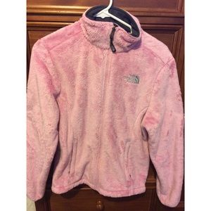 light pink north face osito jacket