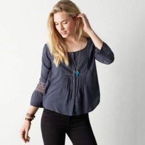 AEO Peasant Blouse