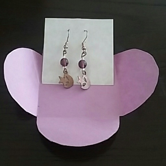 Moon and Star earrings