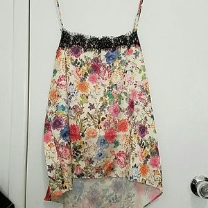 silk blouse tank top