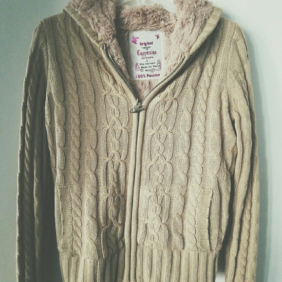 Cappuccino sweater jacket - Picture 1 of 4