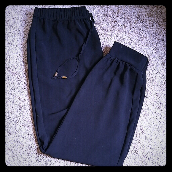 Black harem pants