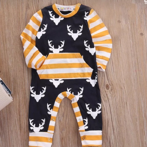 Cute deer head jumpsuit - Picture 2 of 3