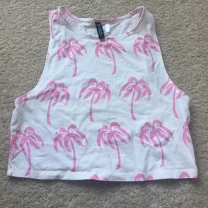 PALM TREES CROP TOP
