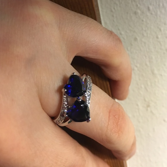 925 Stamped Heart Ring.