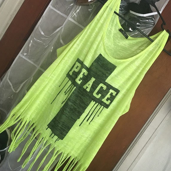 PEACE w/ fringe tank
