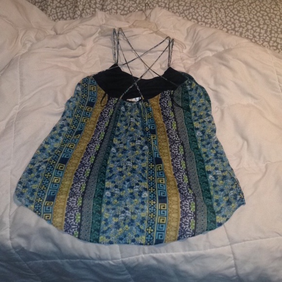 Criss cross strap dress