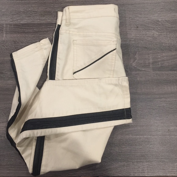 Cream colored free people Jean