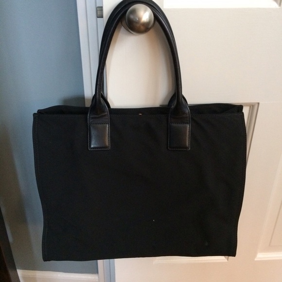 Tory Burch large black tote with gold logo - Picture 2 of 6