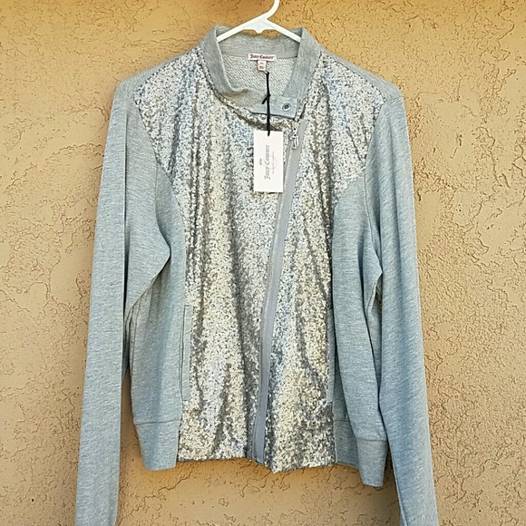 NWT Juicy Couture XL sequin jacket