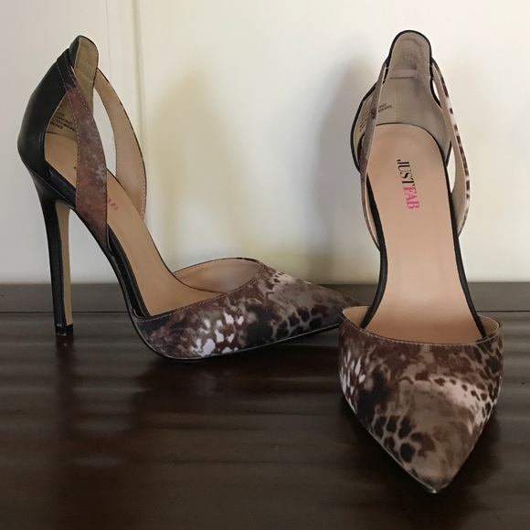 Animal print heels