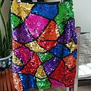 NWT casual Corner bling skirt