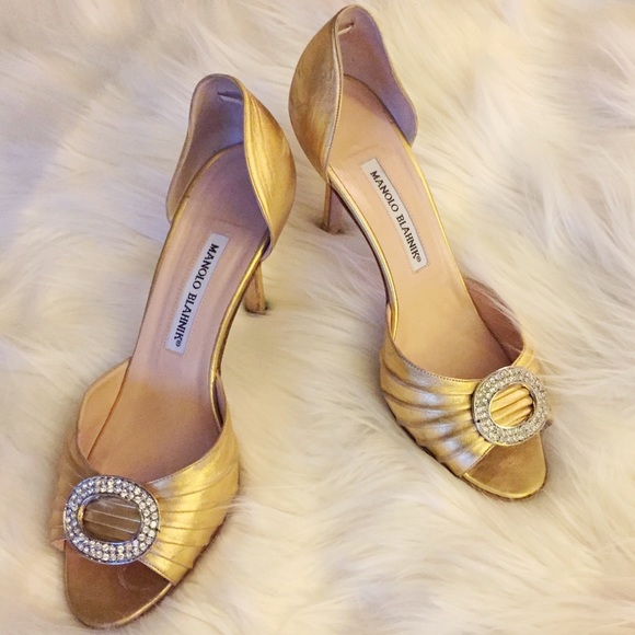 Manolo Blahnik Shoes - Manolo Blahnik Sedaraby SATC  jewel d'orsay pump 8
