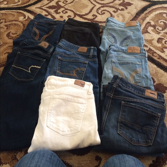 American eagle & Hollister jeans🍂