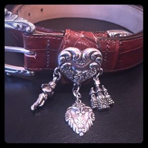 Brighton Belt Vintage 1993 Heart Charm
