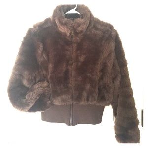Faux fur jacket