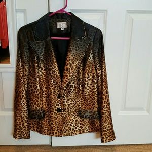 Leopard print evening wear