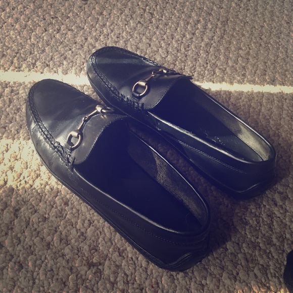 Gucci (Italy) Dress Shoes with Gold Buckle