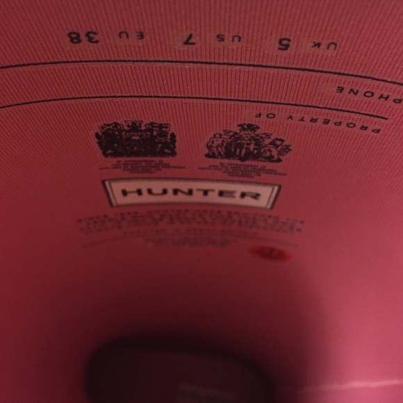 Hunter Rainboots Size 7 - Picture 3 of 3