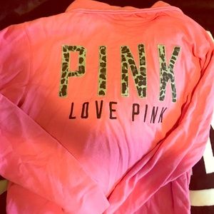 Victoria's Secret Pink half-zip sweatshirt