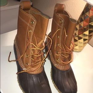 LL Bean 8" classic women's duck boots size 6