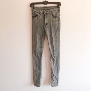 Cheap Monday Gray High Waisted Jean