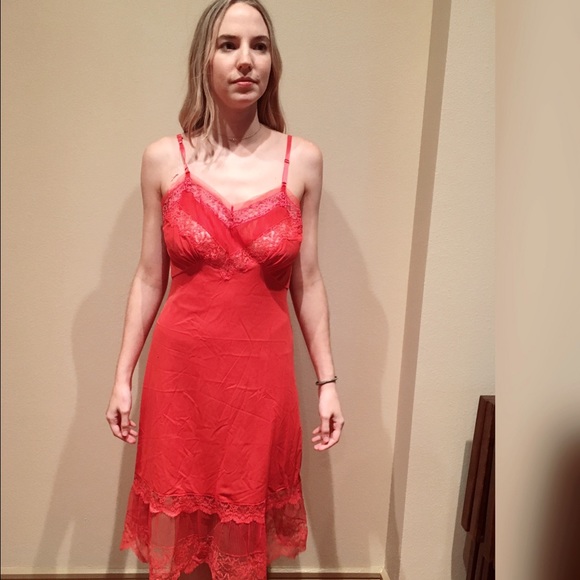Aristocraft by Superior Nylon lace slip dress