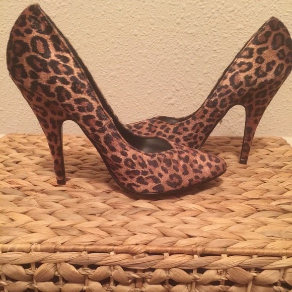 Shoes - Leopard Print Heels