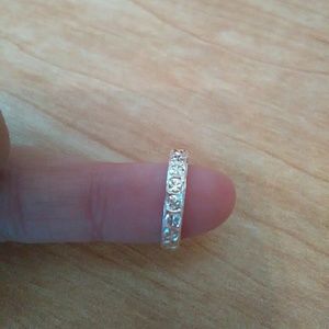 Size 4 sterling silver ring
