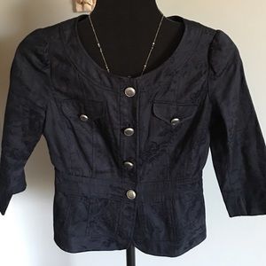 Ab.f.z statement jacket with detail in material