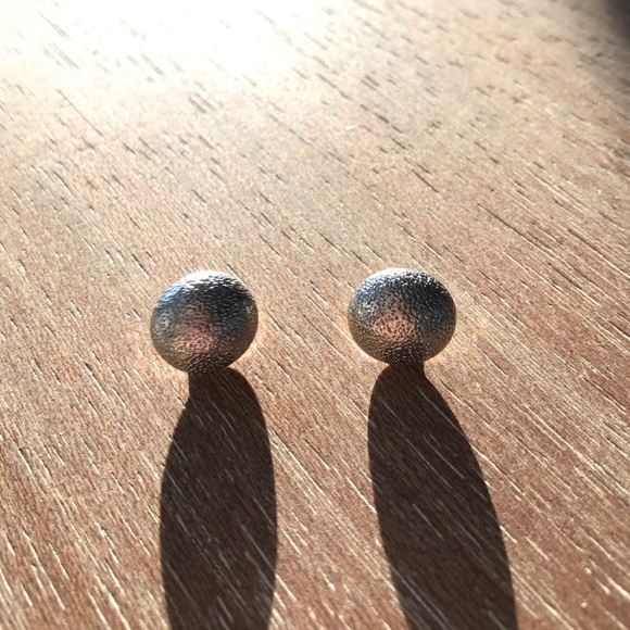Silver earrings