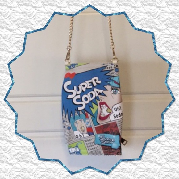 Boutique Handbags - 💙 Pop Art - Blue Candy Purse, NWOT Boutique Handbags - 💙 Pop Art - Blue Candy Purse, NWOT