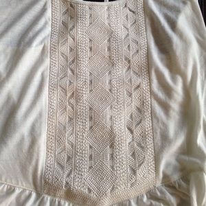 Sale!!!  AEO Ivory Embroidered Boho Camisole