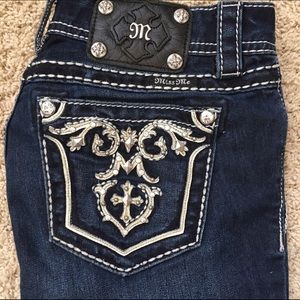 Dark miss me jeans 28