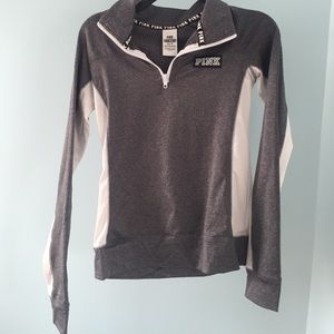 pink's quarter zip pullover