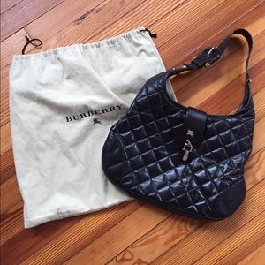 Burberry leather black handbag 👜