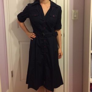 Dark Navy Dress