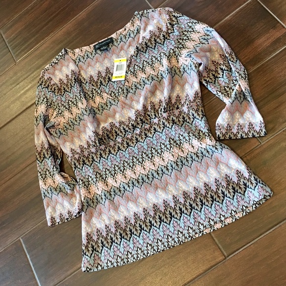 Multi ZigZag Missoni Like Top.