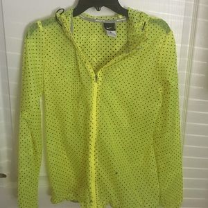 Polka dotted Nike windbreaker (S)