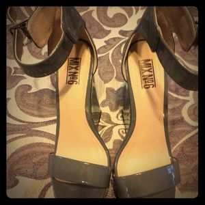 Gray patent wedges. Brand new. Never been worn