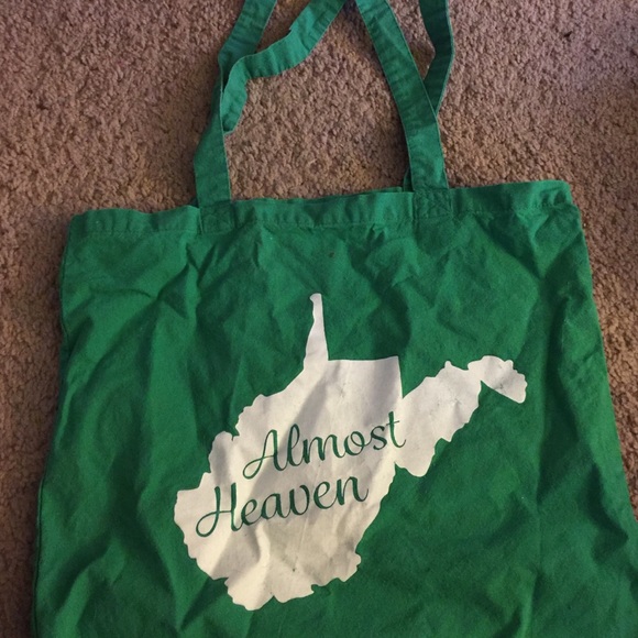 Almost Heaven WV tote bag